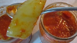 Консервируемый болгарский перец в чесночном соусе на зиму Консервируемый болгарский перец в чесночном соусе на зиму