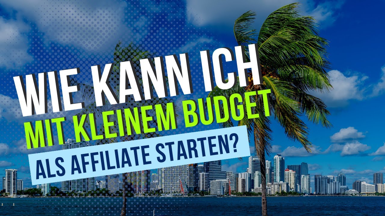 Wie kann ich mit möglichst geringem Einsatz mit Affiliate Marketing starten?