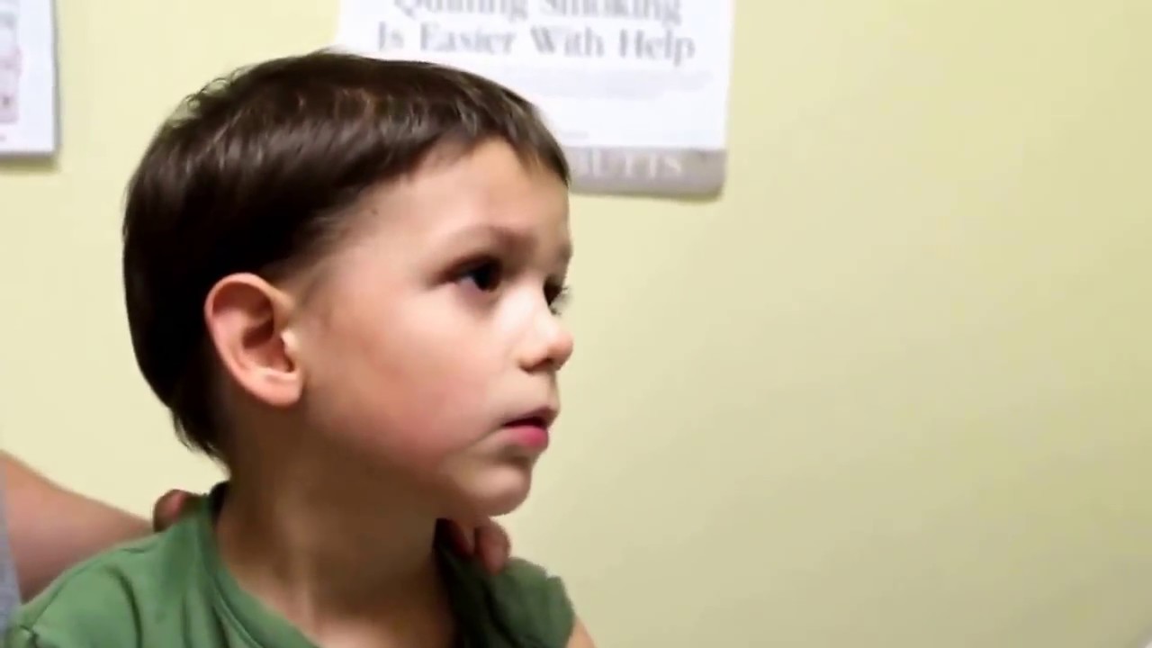 Mason Gets His Shots For Kindergarten