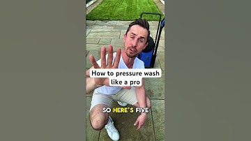 How to pressure wash properly #gardening