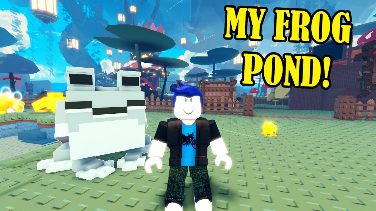 Мой лягушачий пруд! Обзор игры на Roblox.
