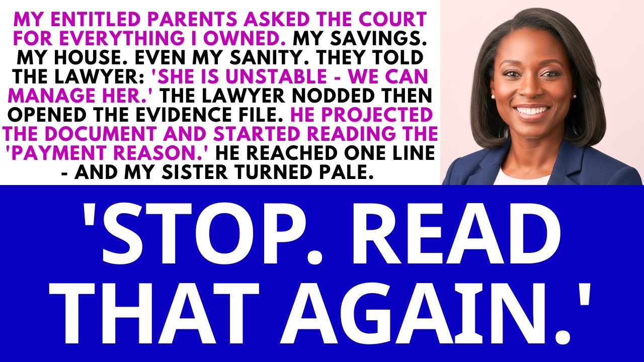 My Parents Asked The Court For My Savings For My Sister, Until The Lawyer... | Sweet Payback