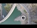 Lake Berryessa and the Glory Hole during and after drought.