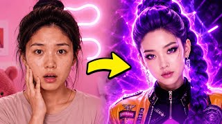 Quero Me Tornar a RUMI de K-Pop Demon Hunters! 😱✨ Transformação Radical