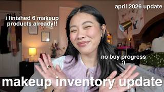i went on a no buy and here's where i'm at | makeup inventory update