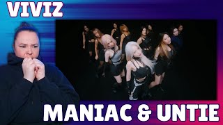 VIVIZ (비비지) REACTION - Maniac MV & Untie Performance Video