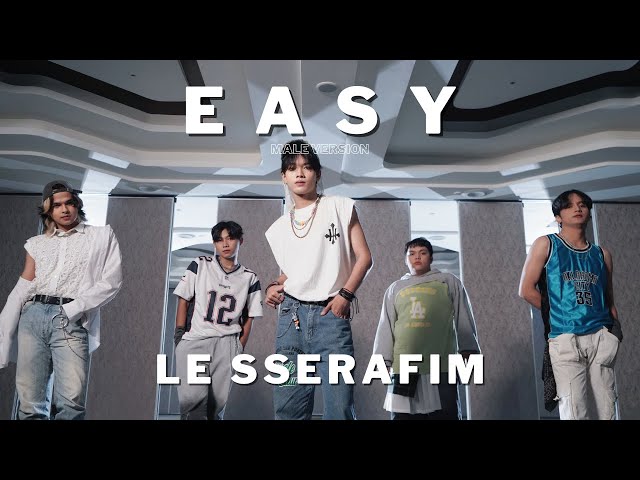 LE SSERAFIM - EASY MALE VER DANCE COVER BY INVASION BOYS class=