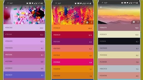 How To Extract Color Palette From An Image in Android - Best Color Palette Generator