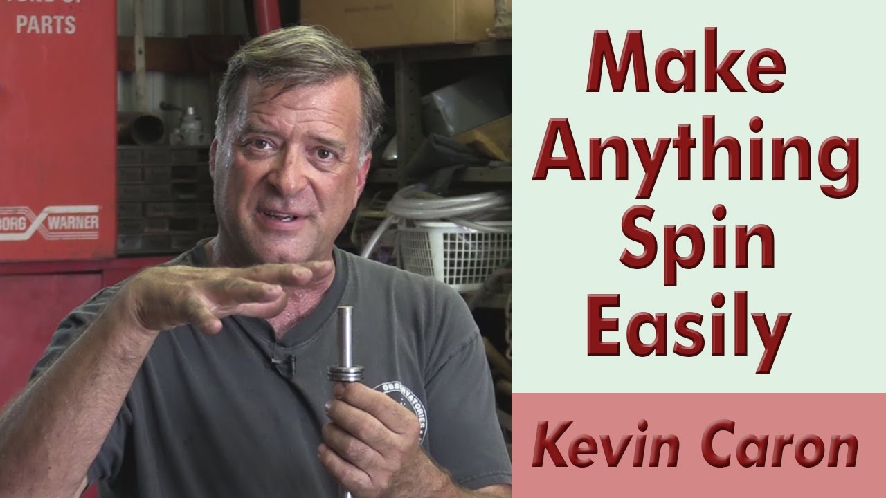 How To Make Anything Spin Using A Thrust Bearing Kevin Caron Youtube