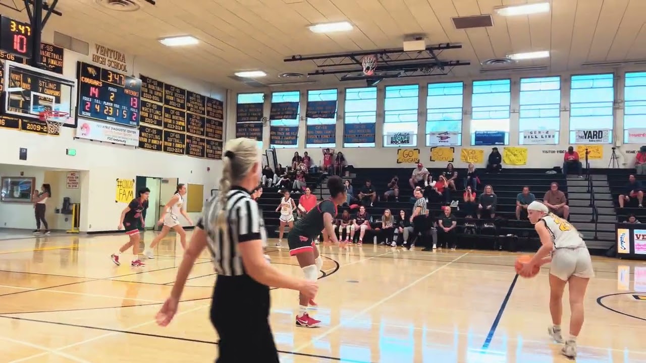 Ventura 46 vs Mater Dei 42 B Anderson 10pts 16 rebs