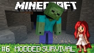 Danger in the Caves! [Modded Minecraft Ep 6]