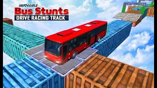 Gameplay Impossible School Bus Simulator Tracks Driving screenshot 5