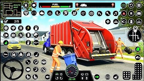 Trash truck simulator ! 1 To 6 levels gaming