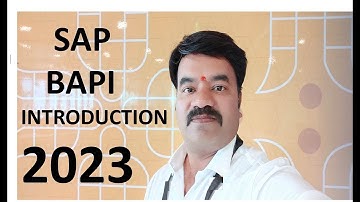 SAP BAPI Introduction