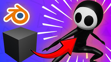 QUICKLY Model, Rig, & Animate 3D Characters! Blender Tutorial