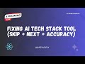 🔴 Live Coding: Fixing AI Tech Stack Recommender | Skip/Next Buttons & Better Answers - Shreyasdevx