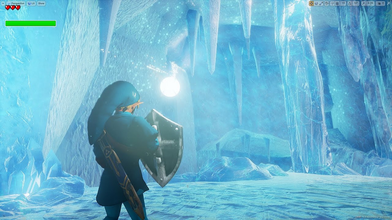 Take a look at Zelda Ocarina of Time's Temple Of Time in Unreal