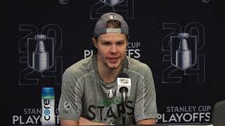 Dallas Stars Miro Heiskanen Post Game Interview Game 2 WIN over COL (2ND RD)