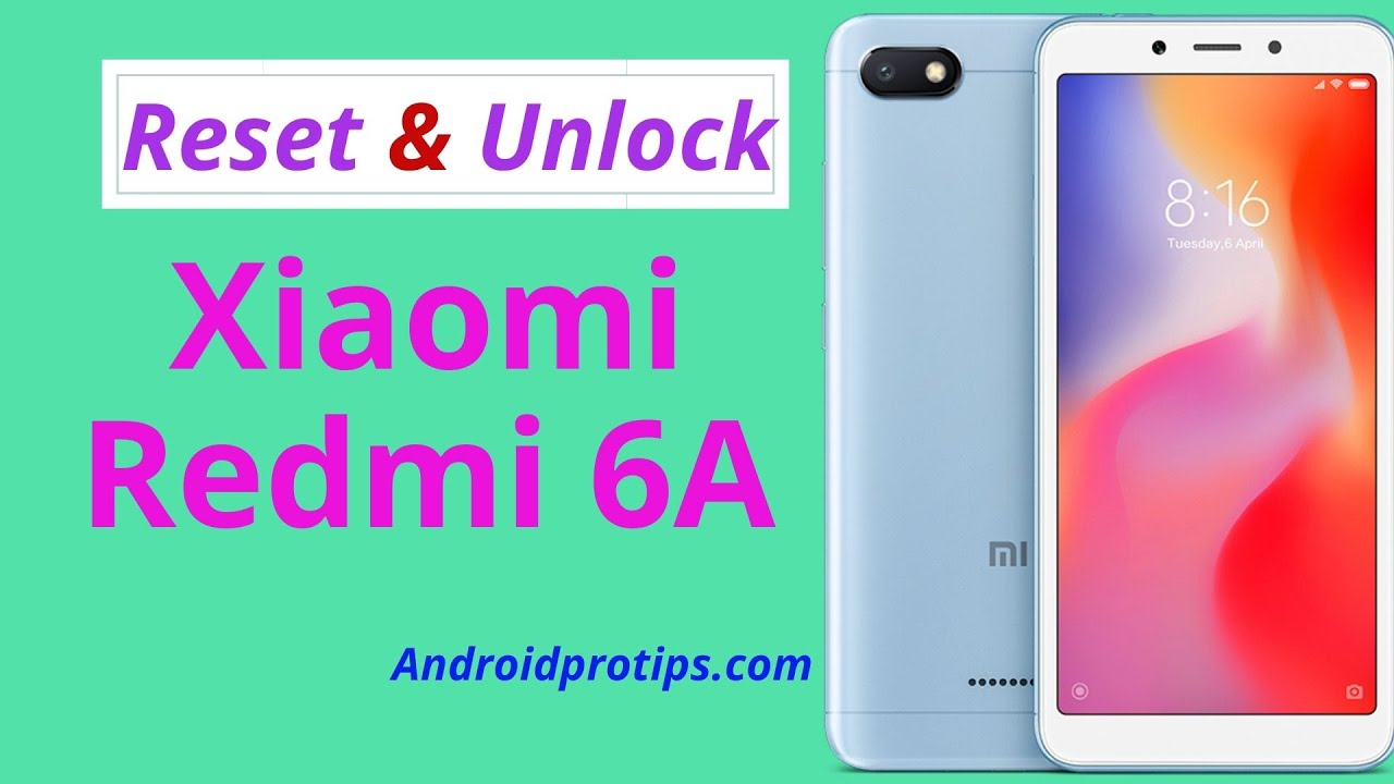 Xiaomi A1 Pattern Unlock