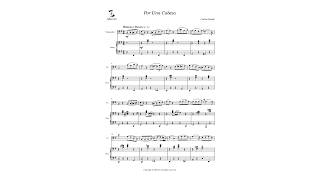 Por Una Cabeza for Cello and Piano Accompaniment / '여인의 향기' ost 첼로 악보 - Carlos Gardel