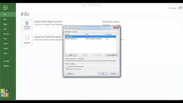 Connect MS Project Pro to Project Server or Project Online by EPMA