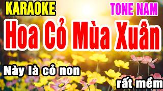 Karaoke Hoa Cỏ Mùa Xuân Tone Nam Nhạc Sống gia huy karaoke
