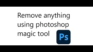 Any Object Can Be Removed Using The Magic Tool In Photoshop