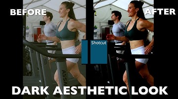 Shotcut CINEMATIC COLOR GRADING | Dark Aesthetic Look