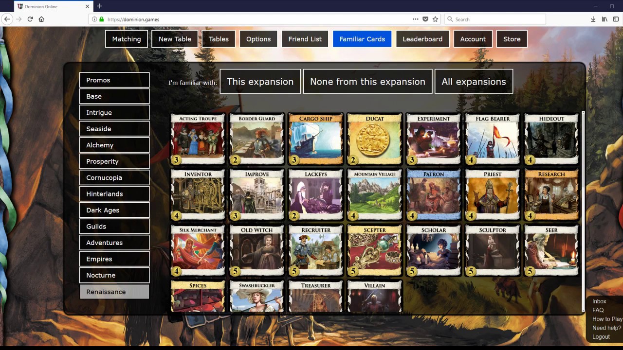 Dominion Renaissance Kingdom Cards HOT TAKES