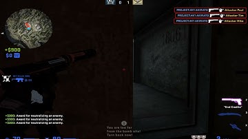 when the bots are planting the bomb on CSGO guardian