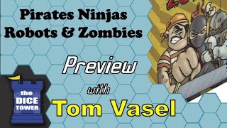 Pirates, Ninjas, Robots, & Zombies Review - with Tom Vasel screenshot 5