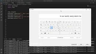 typing almost 4000 wpm using pyautogui