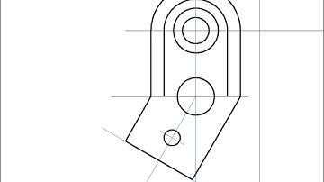 Engineering Drawing Tutorials Orthographic sectional views with front and side view T 6 3   YouTube
