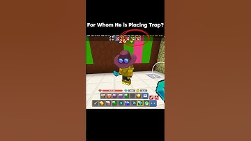 For Whom He is Making Trap...😭| Blockman Go Bedwars #blockmango