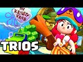 ⭐️JUGANDO TRIOS en BRAWL STARS X BOB ESPONJA⭐️ Destrozando a todos con JESSIE MAPACHE🐿