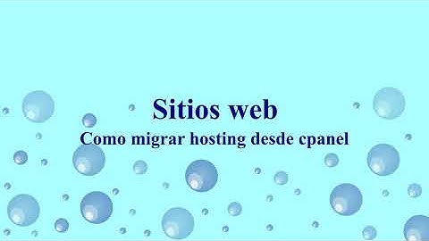 como migrar un sitio web de un hosting a otro desde el cpanel (Paso a paso)