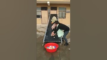 Folding belt conveyor belt conveyor factory loading and unloading artifact