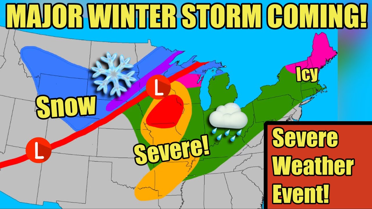 Major Weekend Storm! | Upcoming Heavy Snow, Severe Weather, and Ice! | Model Disagreement