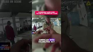 Airport Lounge Goes Crazy! [👇FULL VID] #arrest #bodycam #cops