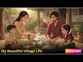 Ghibli style south indian village | ASMR |traditional rural life | ghilbi style