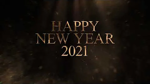 Happy New Year  2021 CLOCK 2021  Countdown Timer with Sound Effects, voice and  Fireworks 4K