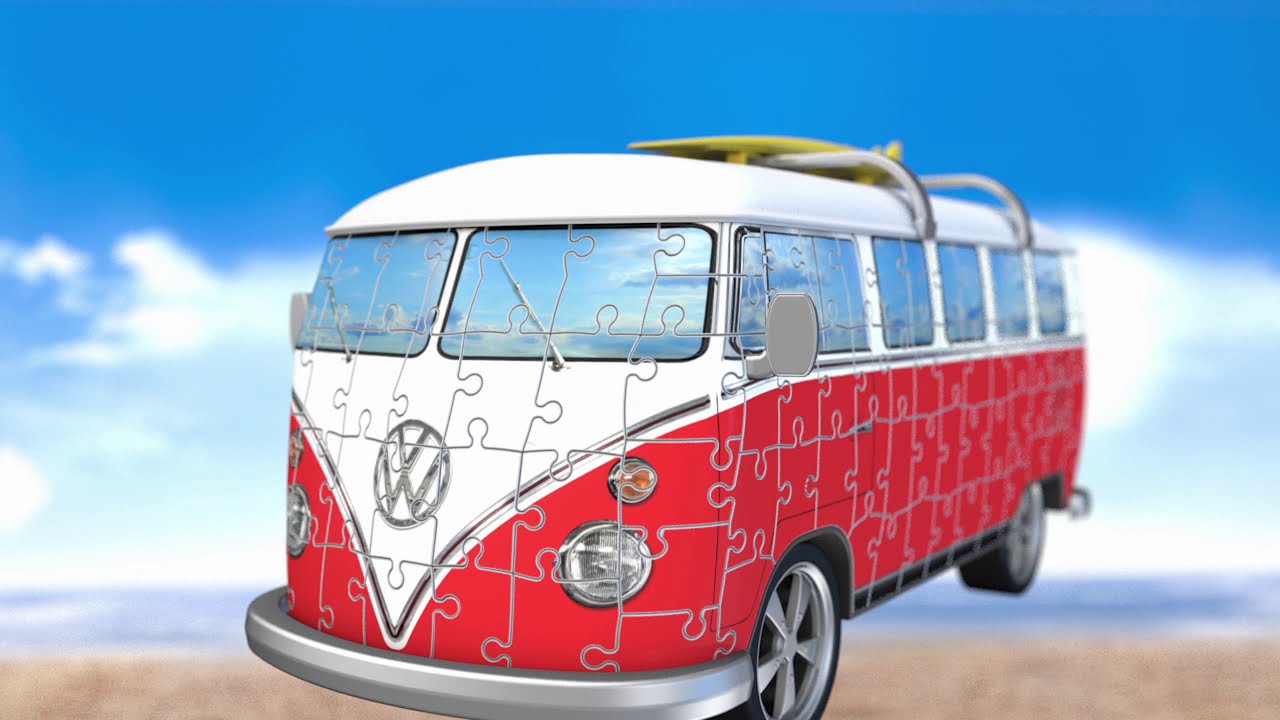 Découvrez l'assemblage en détail du Puzzle 3D Combi Volkswagen - YouTube