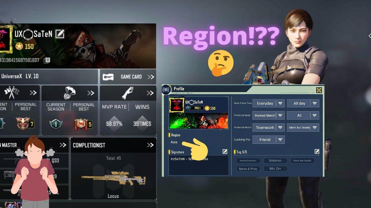 How to set Region (Asia,etc) In Call Of Duty:Mobile (Season-8)