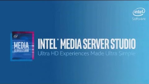 Intel Media Software at NAB 2016
