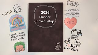 Quiet 2026 Planner Cover Setup (No talking, relaxing music)