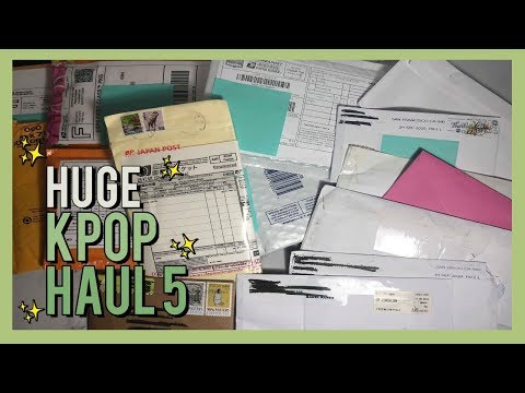 HUGE!! K-Pop/Photocard Unboxing & Haul # 5 | BTS & Blackpink Haul - Photocard Reveal