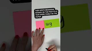 Let’s make a batch of DIY word family flip books! 🥳You’ll just need a few simple supplies…