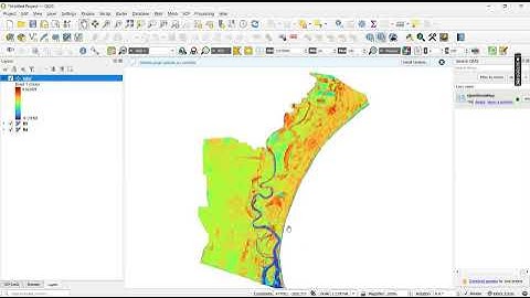 calculo de NDVI índice de vegetação por diferença normalizada  usando o software QGIS
