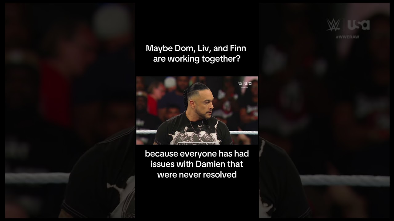Could Dominik, Liv and Finn be working to oust Damian? #wwe #livmorgan #dominikmysterio #finnbalor