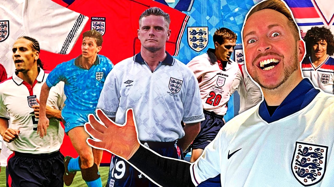 Top 10 GREATEST England Kits EVER 🤩 - YouTube